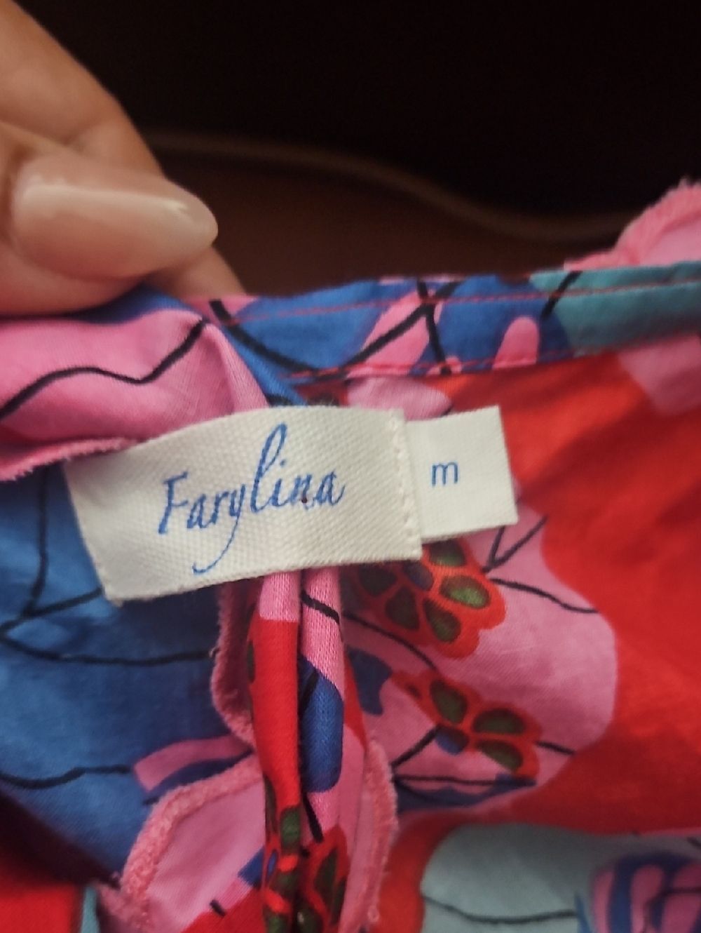 Fairylina Camile Vibrant Pink Floral Maxi Dress And Sash Medium - Picture 4 of 8